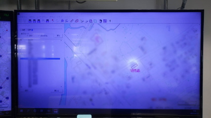 壊れたモニタ