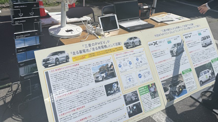 パネルの展示