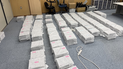 作業完了後の風景