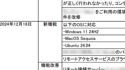 24H2対応