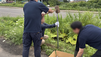 雨量計設置のお手伝い