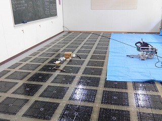 綺麗に敷き詰めたOAフロア