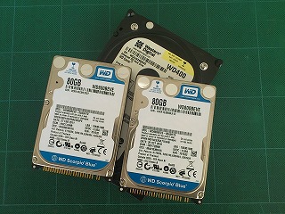 WDのHDDたち