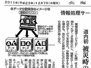 道新の切り抜き