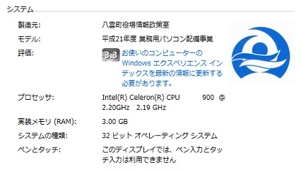窓七のシステム
