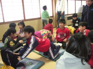 わくわく教室押し相撲