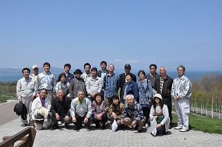 パノラマパークで記念撮影