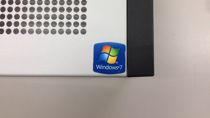 Windows 7のシール