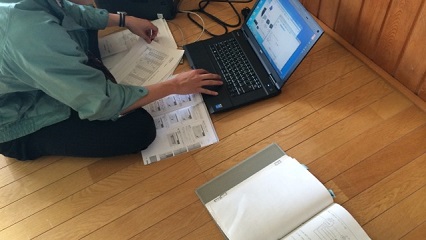 業者さんのNW設定風景