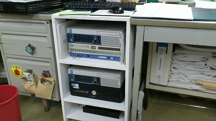 今はCPU切替機で
