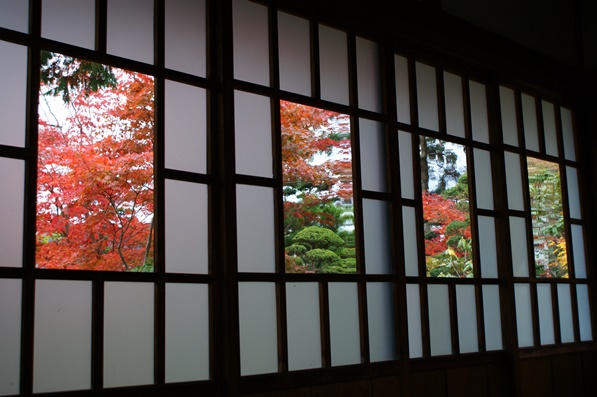 離れからの景色