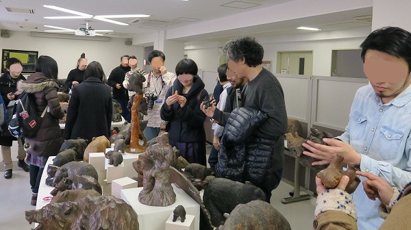 木彫り熊展示