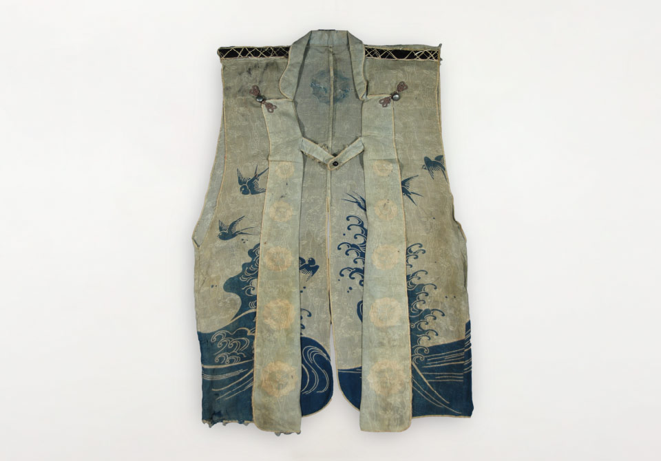 辨開凧次郎着用のチンパオリ