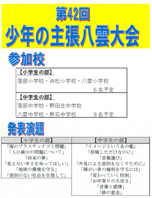 大会PRポスター（裏面）