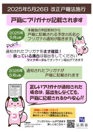 振り仮名リーフレット