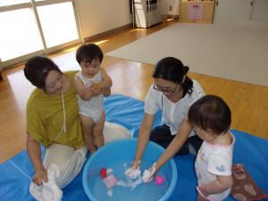 泡立て中