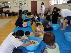 あわあわハンド遊び