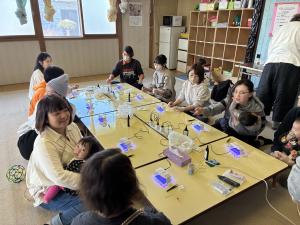 レジンキーホルダー作り