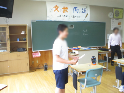 八雲高校の講話