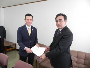 提言書提出①