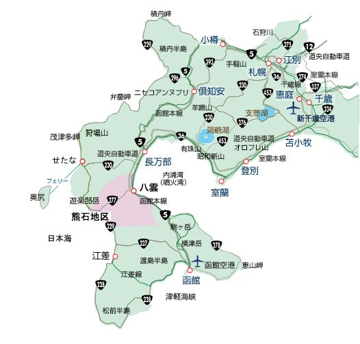 八雲町熊石地域についての画像