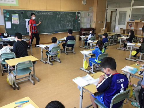 分散登校の様子2