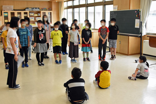 1年生と6年生の顔合わせ