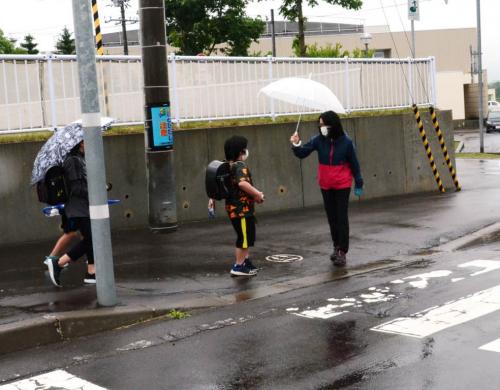 校外パトロール（地下歩道前）