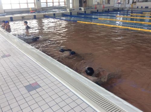 水になれる時間も楽しい