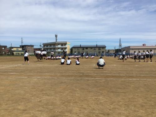 長縄を知る中学生