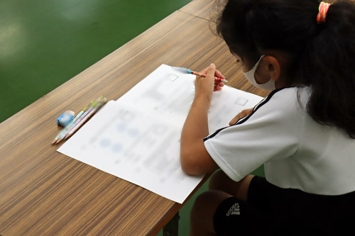 検定を受ける子供たち5