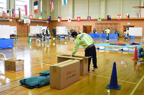 防災大運動会の会場の様子